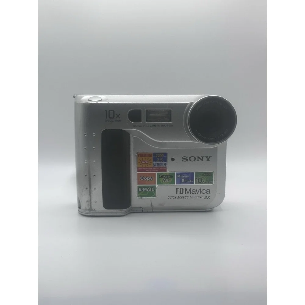 Sony Mavica MVC-FD75 Digital Camera 10x Zoom Floppy Disk Untested For Parts